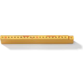 Tommestok glasfiber G59-2.4-12 GU mm/mm, 2,4 m med 12 led