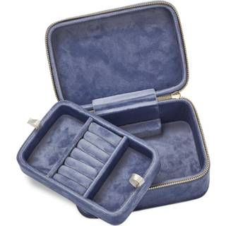 Gillian Jones Jewelry box Large - Blue velour