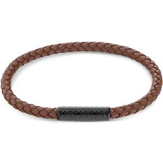 Calvin Klein BRAIDED Armbånd Læder 35000103 - Herre - Faux Leather
