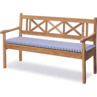 Skagerak skagen barriere siddehynde til bænk havblå stribet 150x43x4cm
