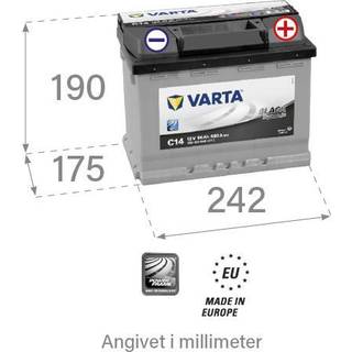 Varta C14 - 12V 56Ah (Bilbatteri)