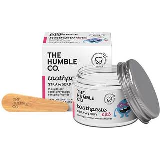 The Humble Co. Naturlig Strawberry Tandpasta Til Børn i Glas