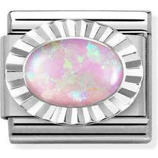 Nomination Silver Pink Opal Charm