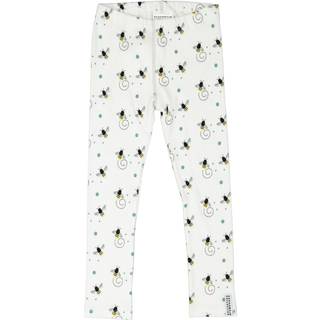Geggamoja Bees Leggings, White, 50-56