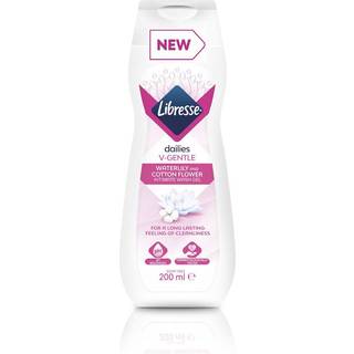 Libresse Waterlily and Cotton Flower intimsæbe - 200 ml.