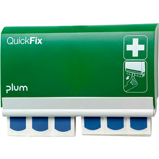 Plum Quickfix plasterdispenser m/ 90 blå sporbare plastre