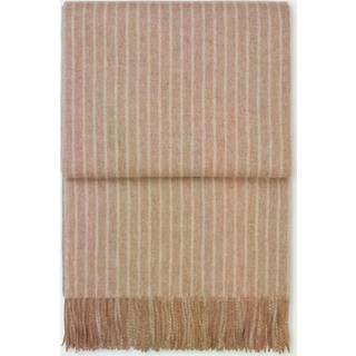 Elvang Denmark Stripes uldplaid 130x200 cm Camel