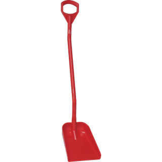 Ergonomisk skovl 5611, 1280 mm, rød