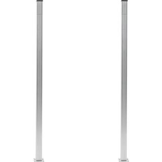 hegnspæle 2 stk. 185 cm aluminium