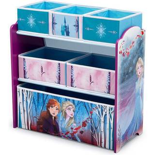 Disney Frozen II 6 Bin Design and Store Toy Organizer av Delta Children GreenGuard Gold Certified