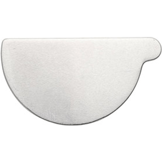 Plastmo Retro Zink endebund, 280 mm, venstre
