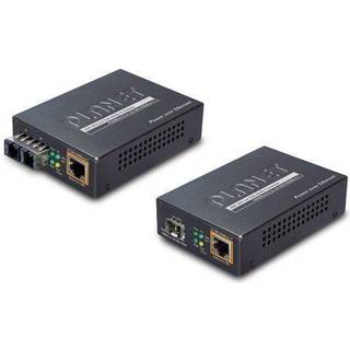PLANET GTP-805A netværksomformer til medie 1000 Mbit/s Blå