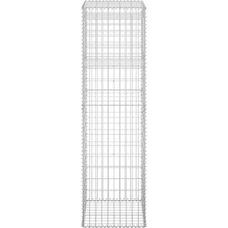 gabionkurve 2 stk. 50x50x180 cm jern