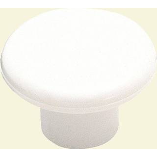 Amerock | Kabinetsknap | Hvid | 1-1/4 tommer (32 mm) diameter | Hver dag arv | 1 pakke | Skuffeknap | Skabshardware