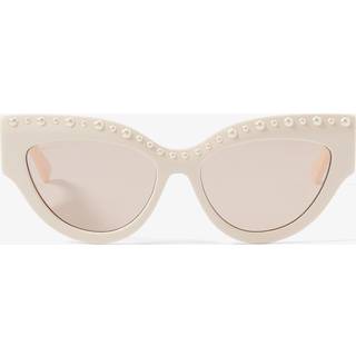 Jimmy Choo Sonja/G/S SZJ/2S 55 Solbriller Kvinder Hvid - Beige Ivory White - 55mm