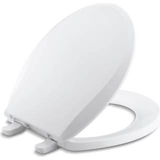 Kohler K-7316-0 Hurtig frigivelse Rund foran toiletstolen hvid