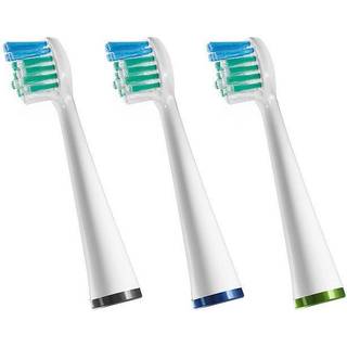 Waterpik Compact Brush Heads Udskiftning Tandb?rstehoveder til tidligere Sensonic/Complete Care Models SRSB-3W 3 Count
