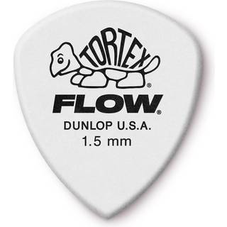 Jim Dunlop Tortex Flow Standard 15mm guitarpluk (558R150) Hvid