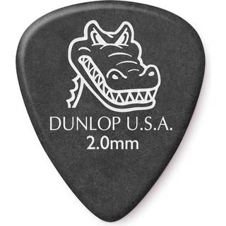 Dunlop Gator Grip Standard 2.0mm Black Guitar Picks