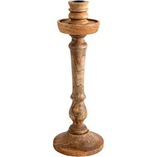 Kreativ co-op h?ndsk?ret mango tr? konisk indehaver 14.5 """" Naturlig