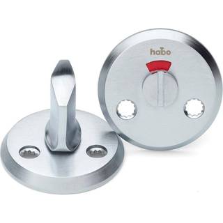 Habo A262 WC tilbehør Ø49 mm, pakke med 5 stk Mat børstet