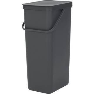 Affaldsspand m/låg sorteringskoncept 40 liter-Dark Grey