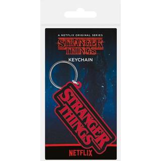 Stranger Things Rubber Keychain Logo 6 cm