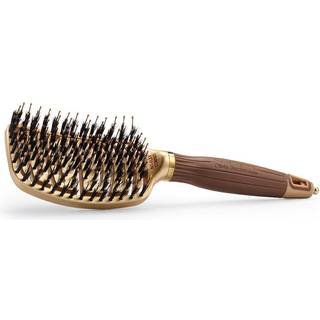 Olivia Garden Expert Care Flex Boar & Nylon Bristles - Gold & Brown