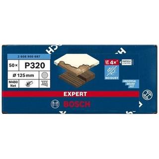 BOSCH Sæt af 50 EXPERT (slibenet til excenterslibere) EXPERT M480 slibenet til excenterslibere 125 mm, G 320 50 stk.