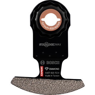 BOSCH EXPERT Multiværktøjsklinge Grout Abrasive DIAMOND STARLOCK MAX EXPERT Corner Blade MATI 68 RD4 multiværktøjsklinge 68 x 30 mm