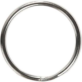Metal Nøgleringe 25 mm - 8 stk. Pakke