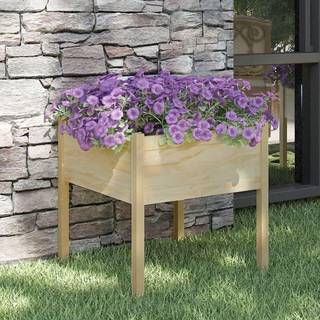 plantekasse 70x70x70 cm massivt fyrretræ