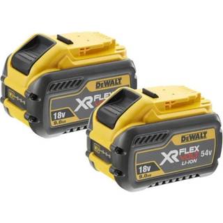 Batteri DeWalt DCB547X2-XJ; 18/54 V; 9,0 Ah; Li-ion; 2 stk.