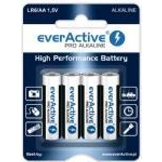 EverActive Pro LR6/AA alkaliske batterier 2900mAh - 4 stk.