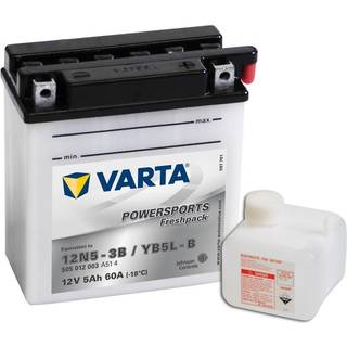 Varta 505 012 003 - 12V 5Ah (Motorcykelbatteri)
