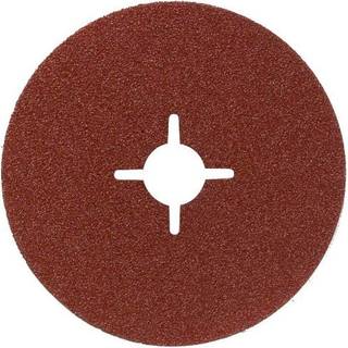Bosch Fiberslibesk Ø125mm K100 Met U/hul 5stk - 2609256253