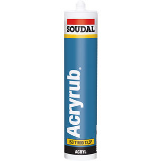 Acryrub akryl-fugemasse 310 ml hvid
