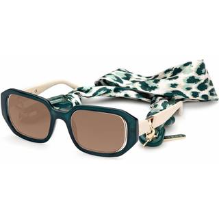 Guess Kvinde GU7817 96F Solbriller Injiceret Grøn Brun Geometrisk Normal Skygge