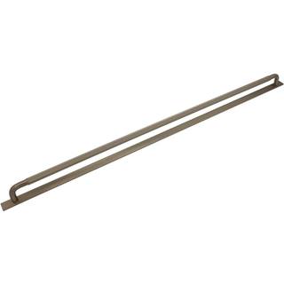 Beslag Design Helix Handle With Plate 608 Stainless Look - Knopper og dørhåndtag Aluminium Rustfrit Look - 308593-11