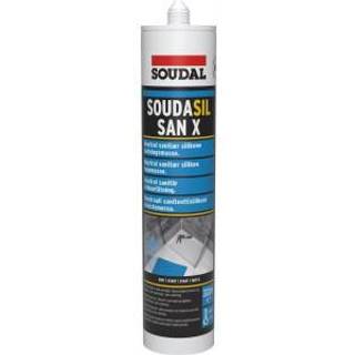 Soudasil SanX sanitetssilicone 300ml sort