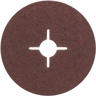 Bosch Fiberslibesk Ø125mm K36 Met U/hul 5stk - 2609256250 ✓ På lager - klar til levering og afhentning