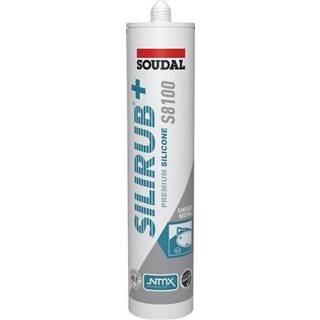 SOUDAL silikone fuge Silirub+ S8100 310ml - Transparent