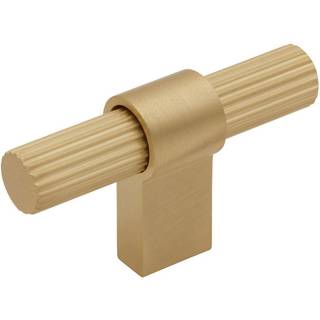 Beslag Design T Helix Stripe knop, messing