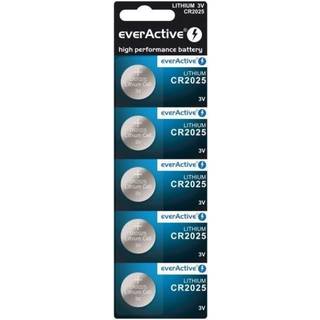 EverActive Mini CR2025 Knapcellebatteri 3V - 5 stk.