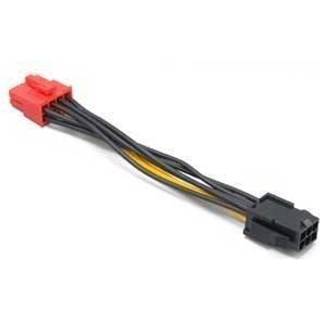 Akasa Strøm Tilslutningskabel [1x PCI-E 6-pol. - 1x PCI-E 8-pol.] 10.00 cm Gul, Sort