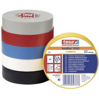 Tesa Tesaflex 4163 el blød pvc 33mx25mm sort