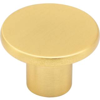 Beslag Design Como knop, Ø26 mm, børstet messing