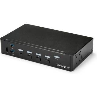 StarTech.com 4 Port HDMI KVM Switch With Built-in USB 3.0 Hub - 1080p