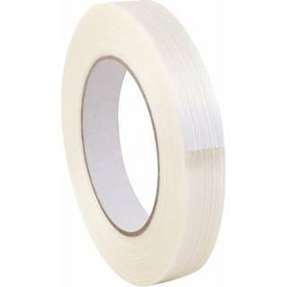 Tape fiberarmeret 25mmx50m hårdt hæftende