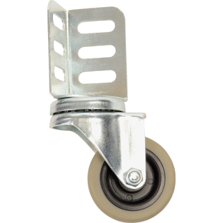 Møbelhjul drejbart med lodret plade 50 mm